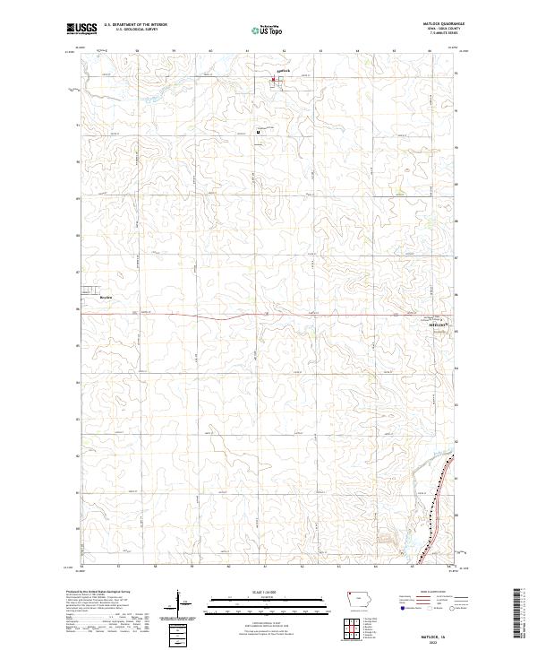 Matlock topographic map thumbnail