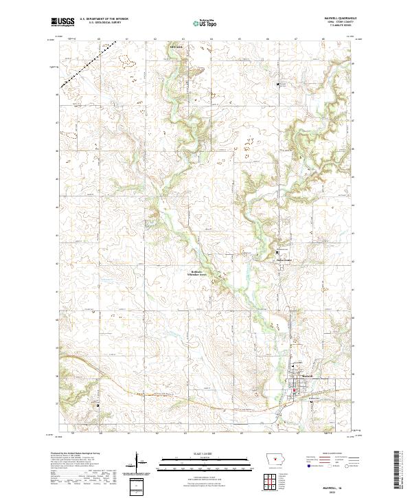 Maxwell topographic map thumbnail