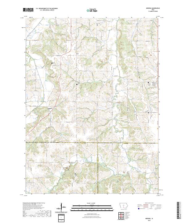 Medora topographic map thumbnail