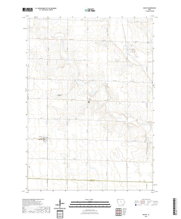 Melvin 2022 topographic map thumbnail