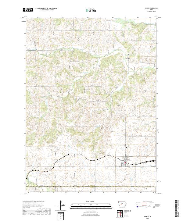 Menlo 2022 topographic map thumbnail