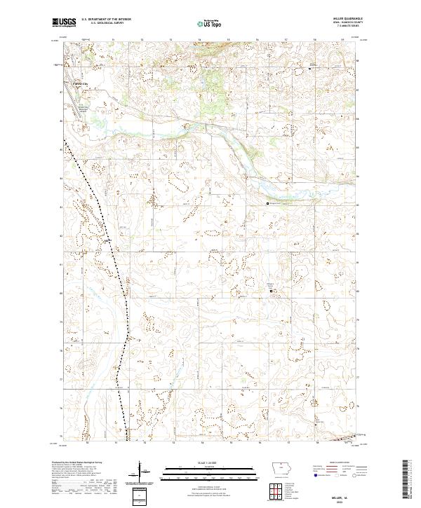Miller topographic map thumbnail