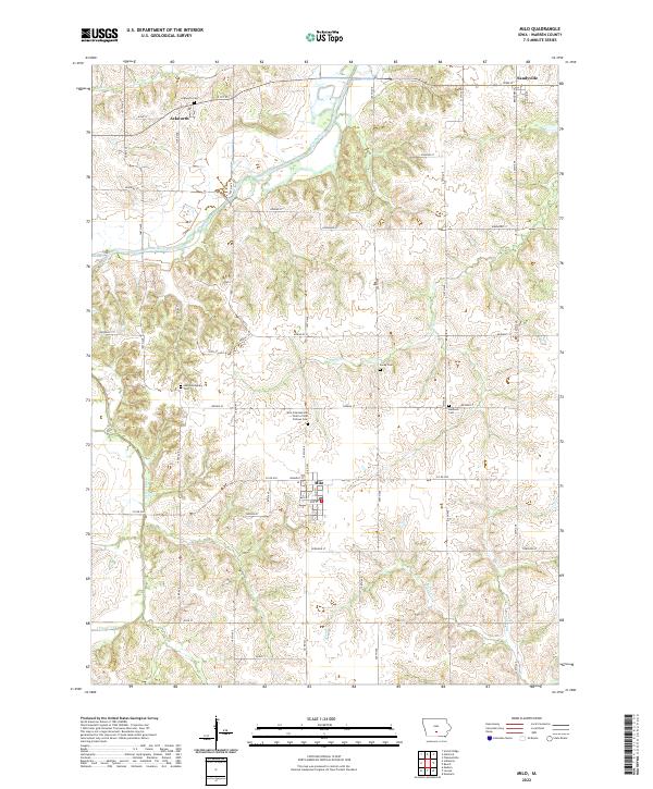 Milo 2022 topographic map thumbnail
