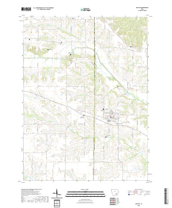 Milton 2022 topographic map thumbnail