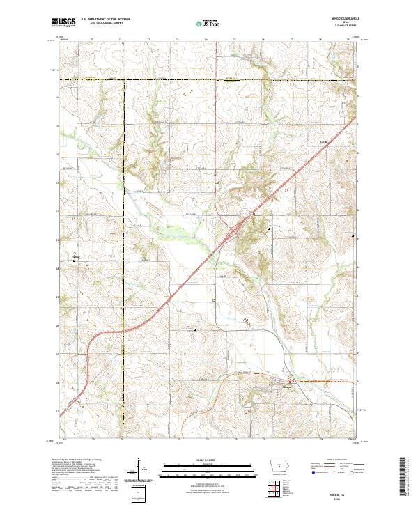 Mingo topographic map thumbnail