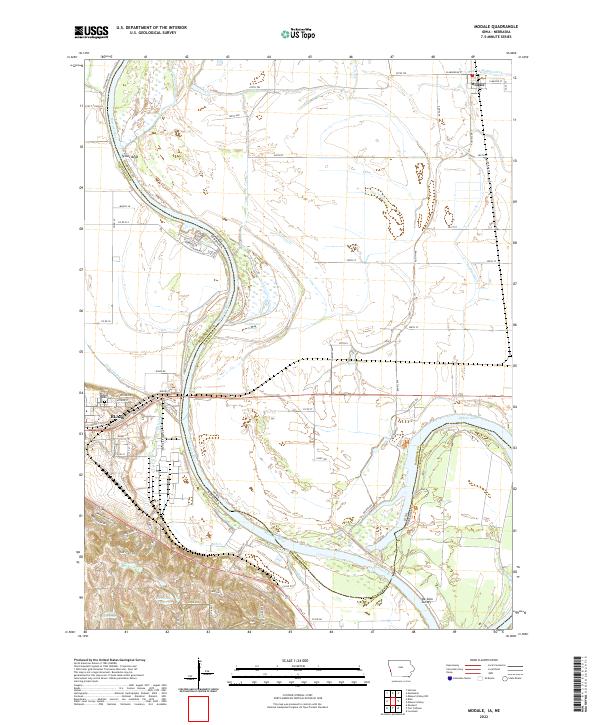 Modale 2022 topographic map thumbnail