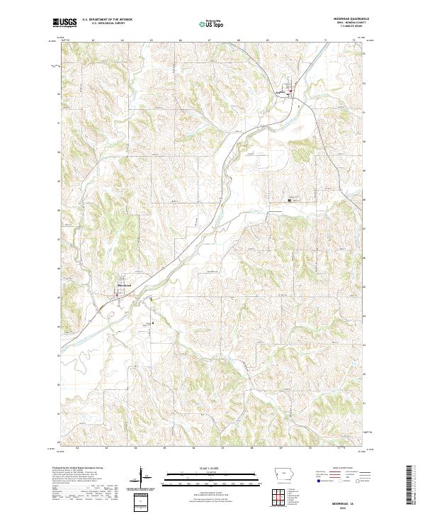 Moorhead topographic map thumbnail