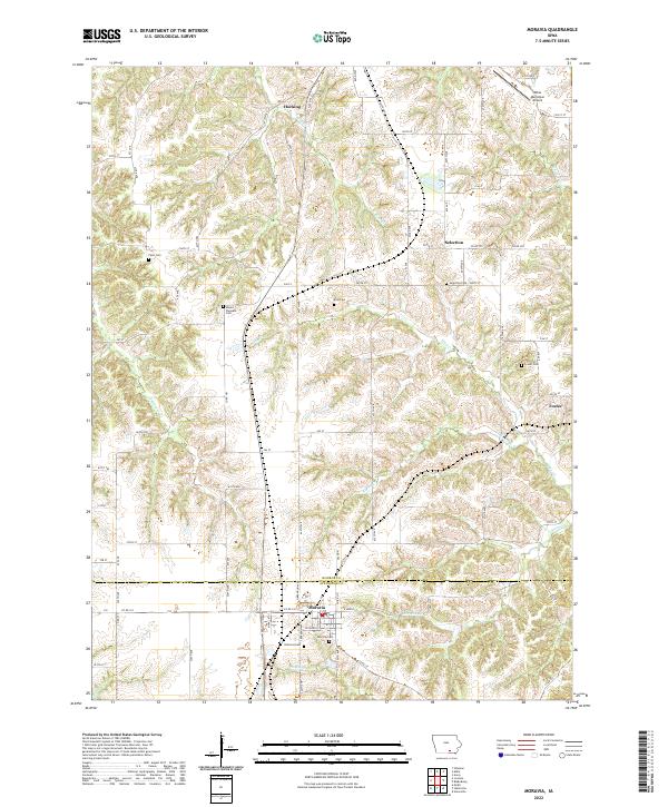 Moravia 2022 topographic map thumbnail