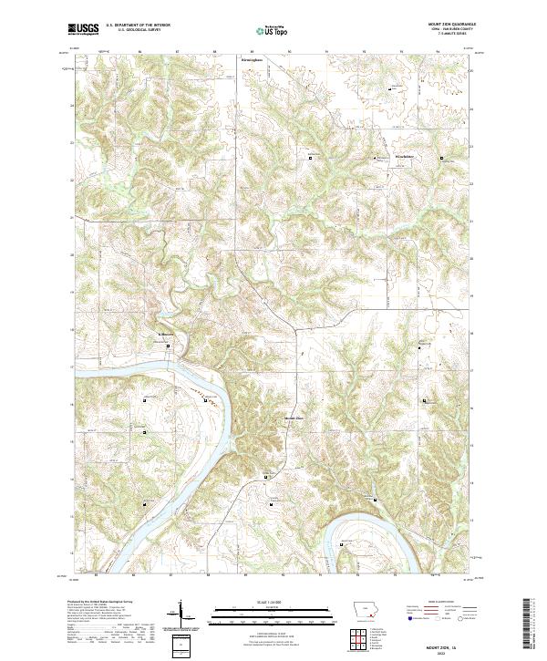 Mount Zion 2022 topographic map thumbnail
