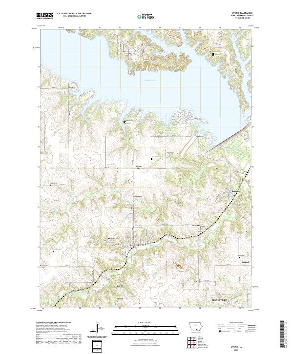 Mystic topographic map thumbnail