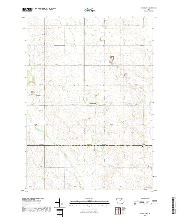 Nashua NW topographic map thumbnail