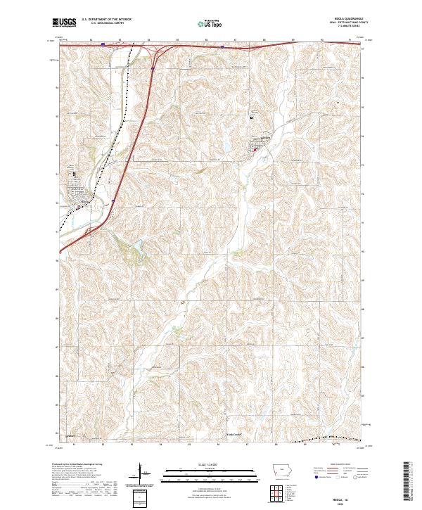 Neola topographic map thumbnail