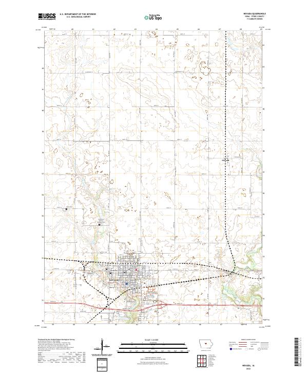 Nevada topographic map thumbnail