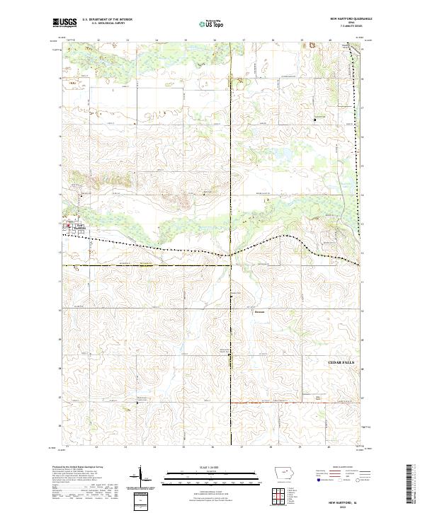 New Hartford topographic map thumbnail