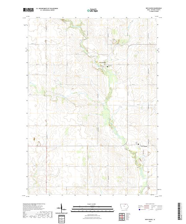 New Haven 2022 topographic map thumbnail