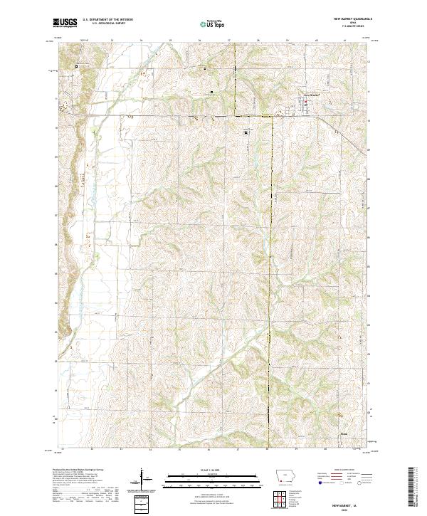 New Market topographic map thumbnail