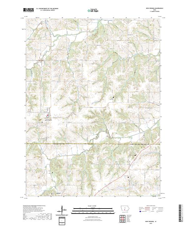 New Virginia 2023 topographic map thumbnail