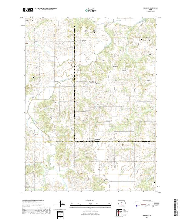 Newbern topographic map thumbnail