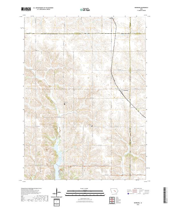 Newburg topographic map thumbnail