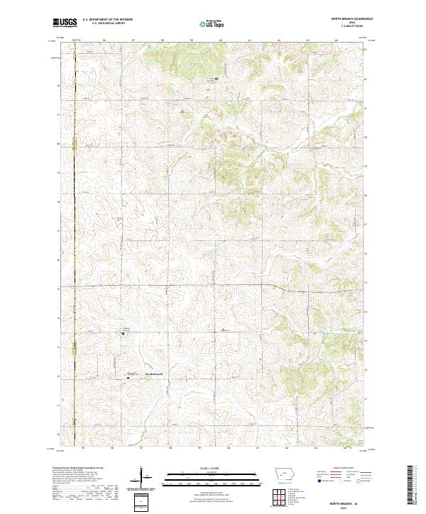 North Branch 2022 topographic map thumbnail