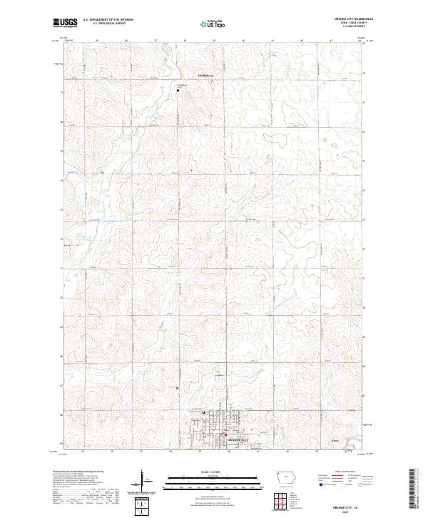 Orange City topographic map thumbnail