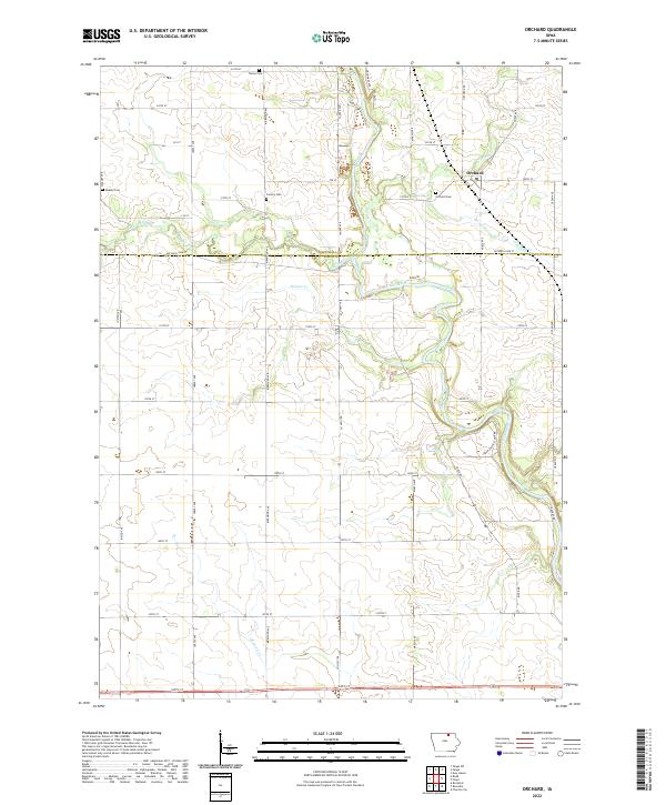 Orchard 2022 topographic map thumbnail