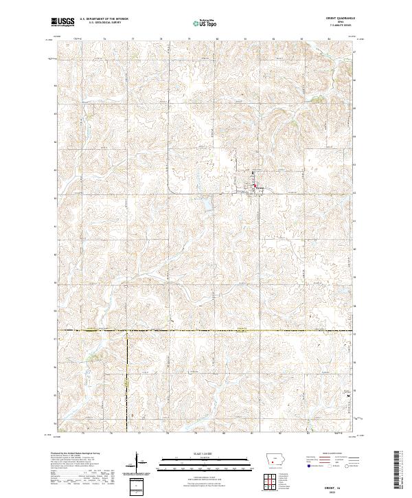 Orient topographic map thumbnail