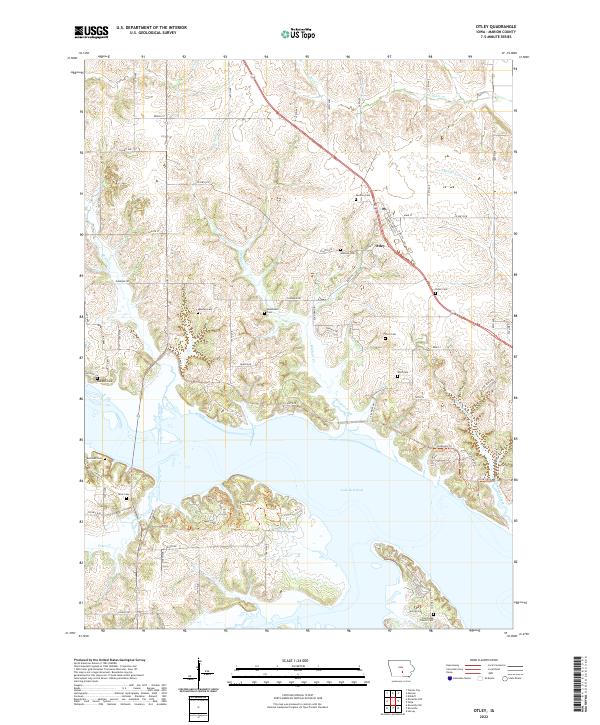 Otley topographic map thumbnail