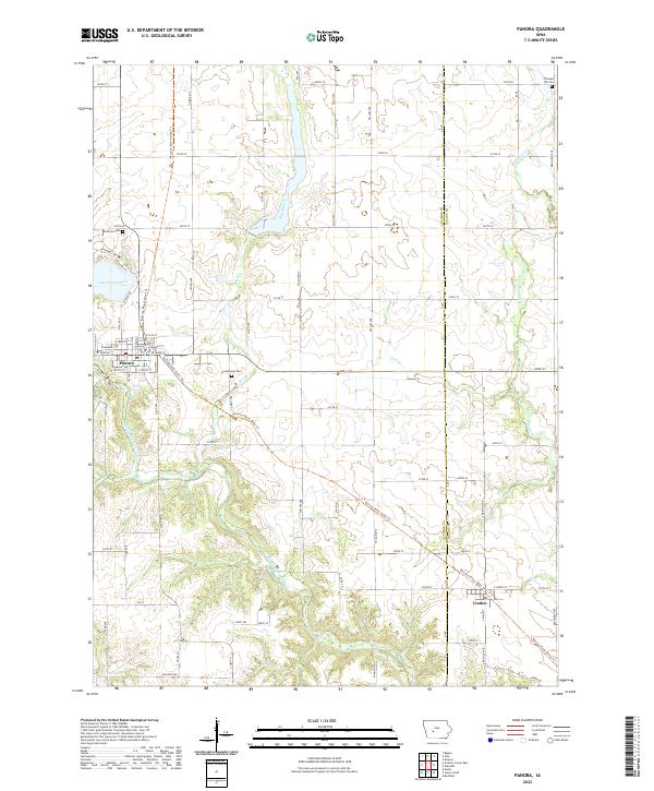 Panora 2022 topographic map thumbnail