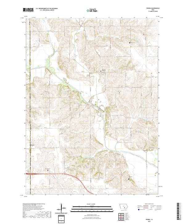 Peoria 2022 topographic map thumbnail