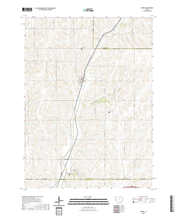 Persia topographic map thumbnail