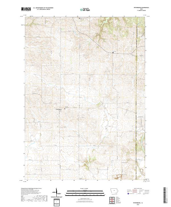 Petersburg topographic map thumbnail