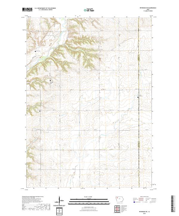 Peterson SW topographic map thumbnail