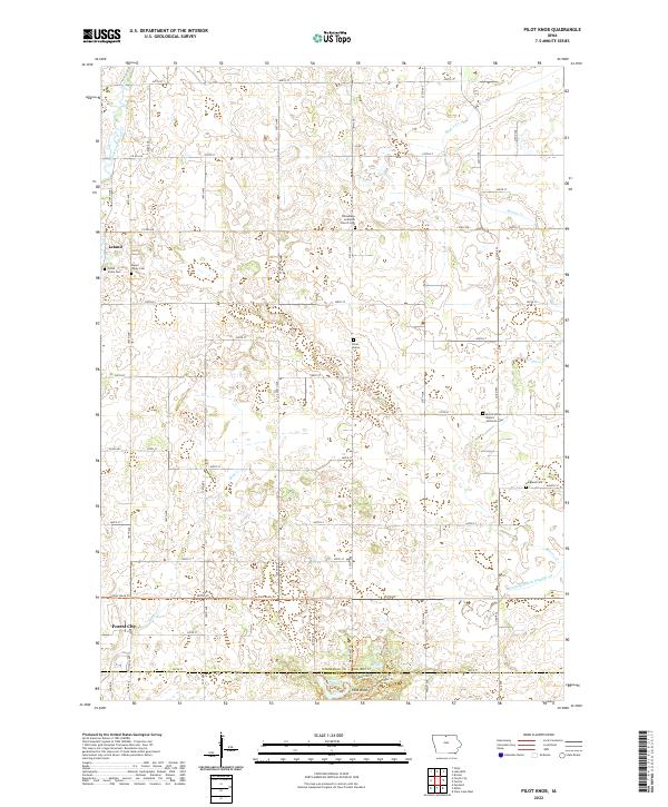 Pilot Knob 2022 topographic map thumbnail