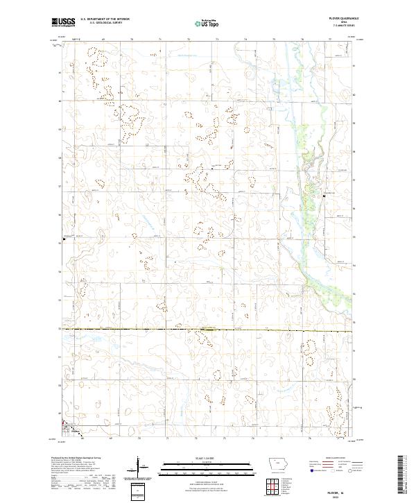 Plover topographic map thumbnail