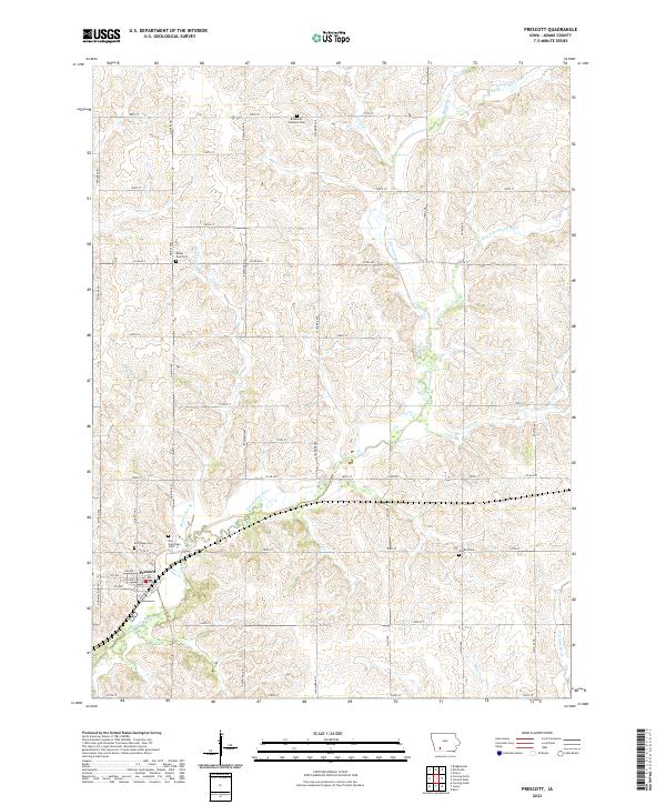 Prescott topographic map thumbnail