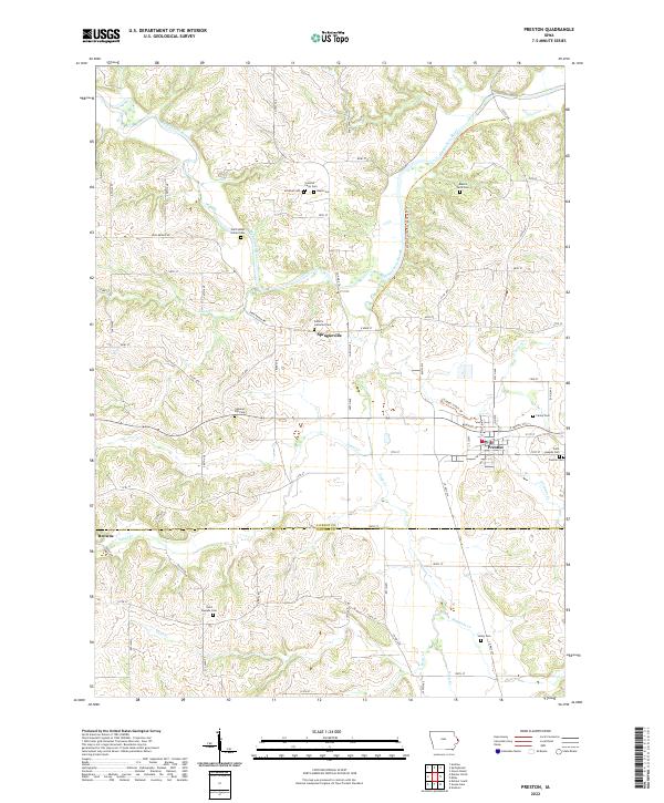 Preston 2022 topographic map thumbnail