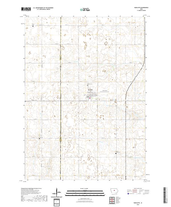 Radcliffe topographic map thumbnail