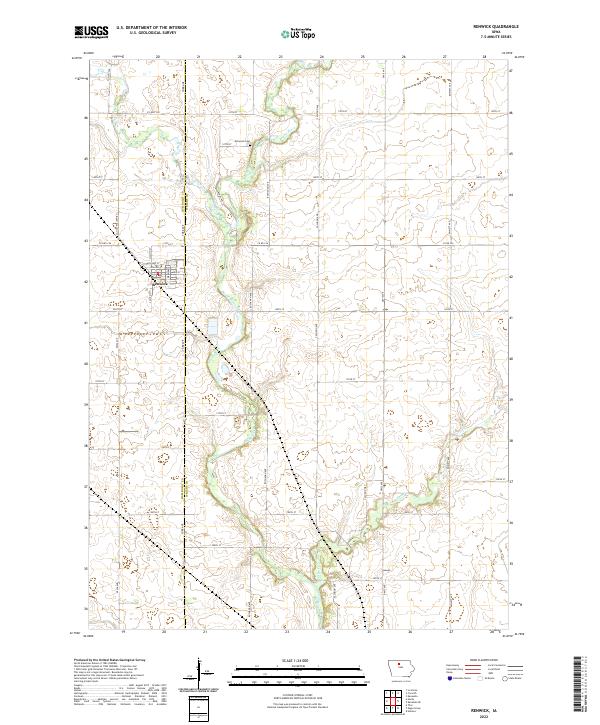 Renwick topographic map thumbnail