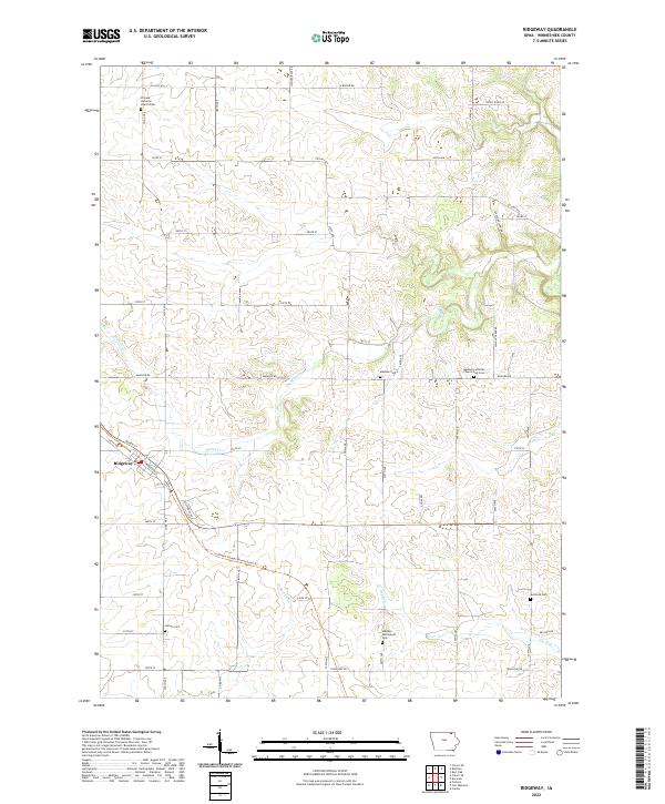 Ridgeway 2022 topographic map thumbnail