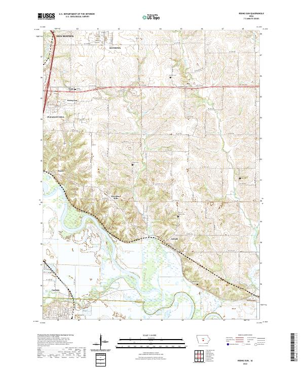 Rising Sun topographic map thumbnail