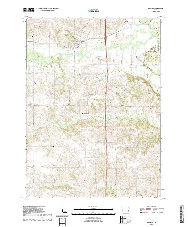 Riverside 2022 topographic map thumbnail