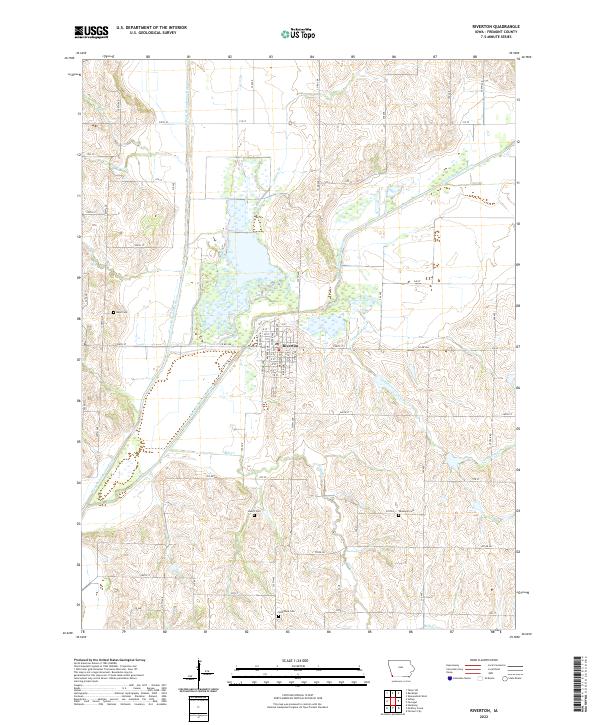 Riverton 2022 topographic map thumbnail