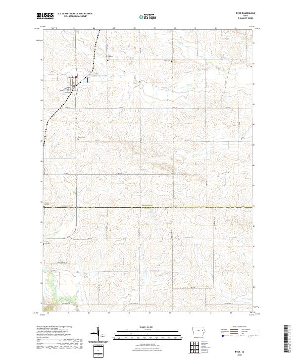 Ryan 2022 topographic map thumbnail