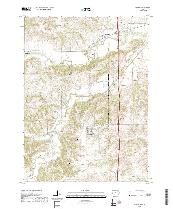 Saint Charles topographic map thumbnail