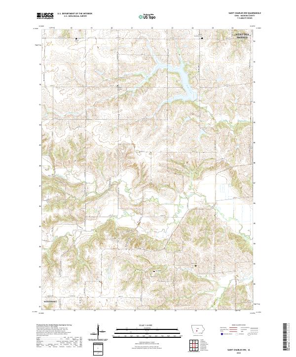 Saint Charles NW topographic map thumbnail