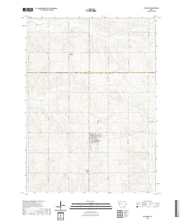 Schleswig topographic map thumbnail