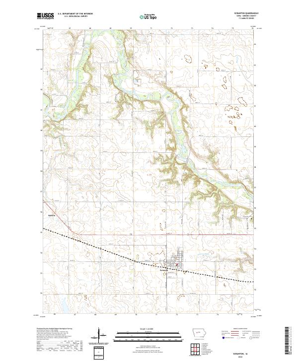 Scranton topographic map thumbnail