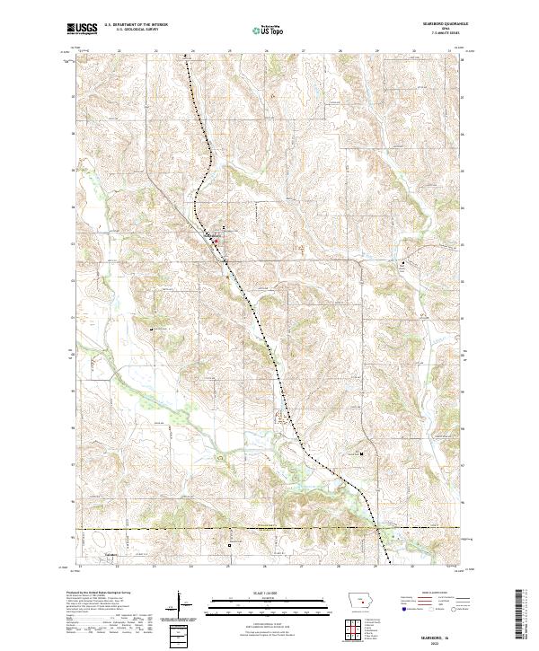 Searsboro 2022 topographic map thumbnail