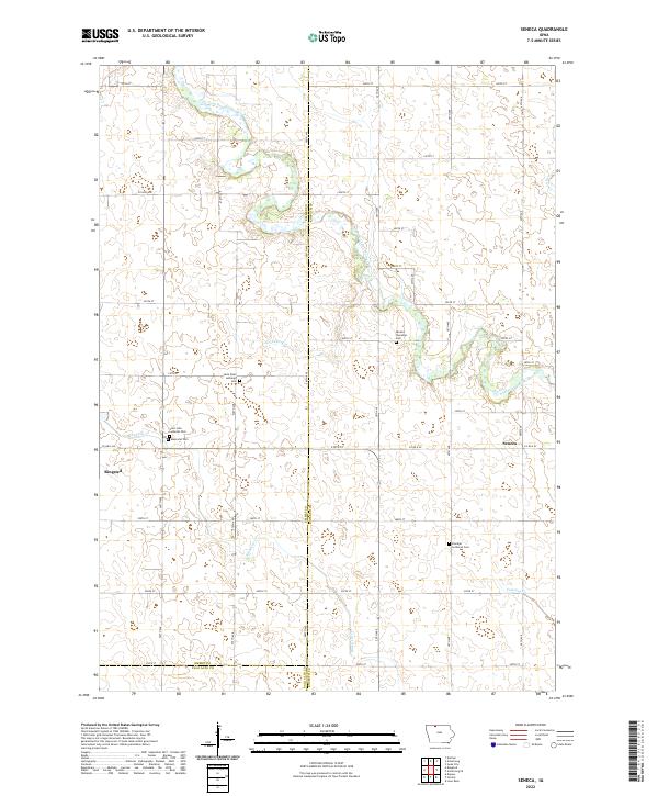 Seneca topographic map thumbnail